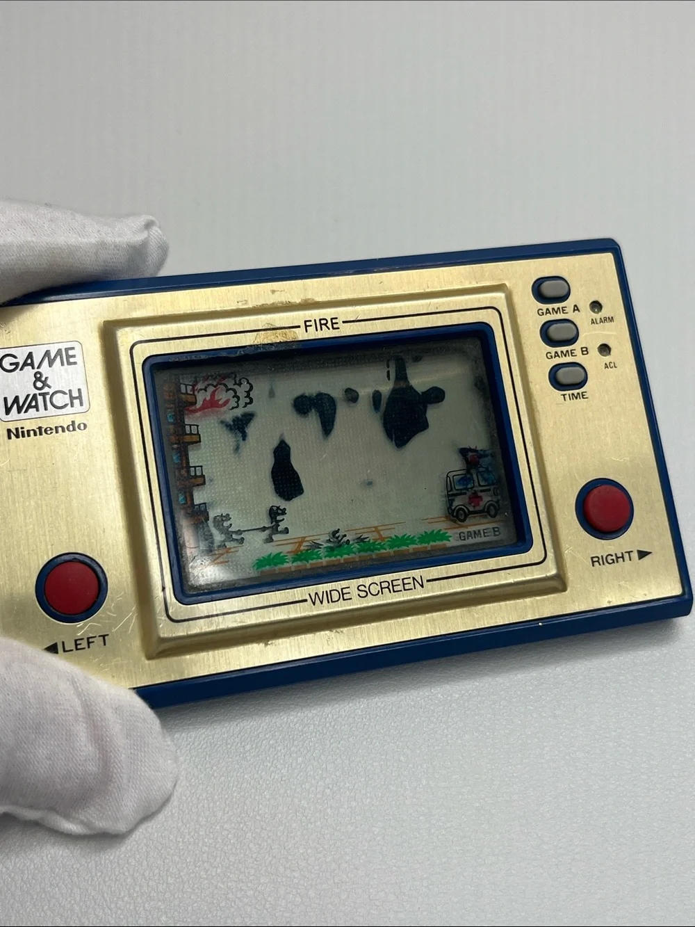 Nintendo Game & Watch Wide Screen Handheld - Fire
